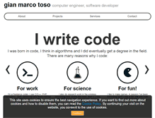 Tablet Screenshot of gianmarcotoso.com